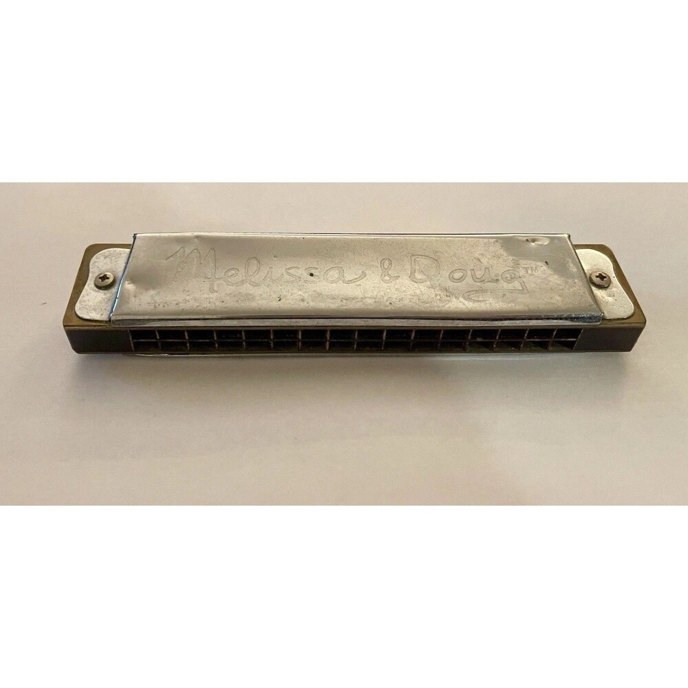 Vintage Melissa & Doug 32 Holes Harmonica Music Instrument 5"L x 1.25"W